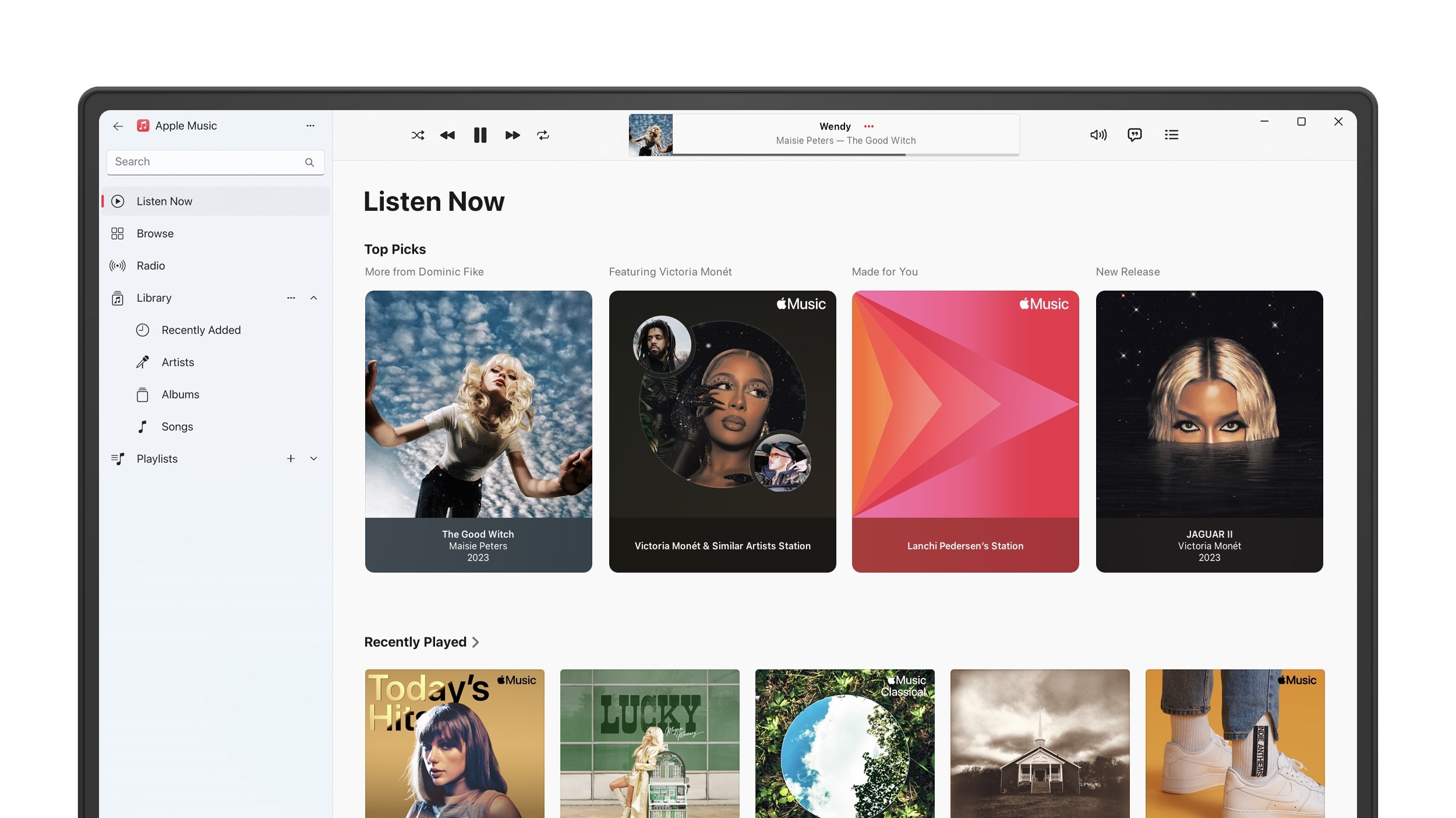 Apple Müzik Windows 10 uygulaması