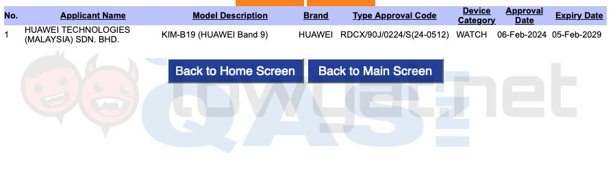 Huawei'den yeni akıllı bileklik geliyor: Band 9 yolda