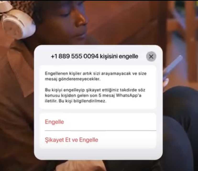 whatsapp kişi engelleme hızlı yolu