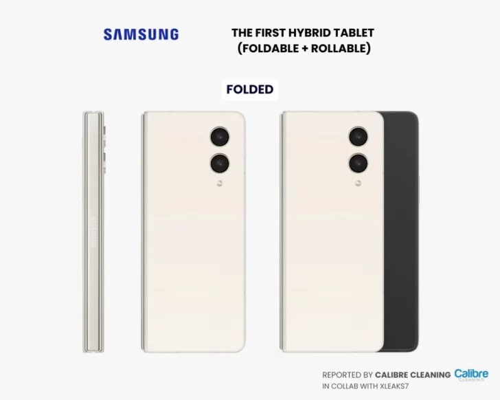 Samsung'un kaydırılabilir tabletinin görselleri ortaya çıktı