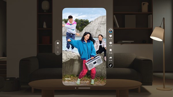 TikTok, Apple Vision Pro'ya özel uygulamayı yayınladı