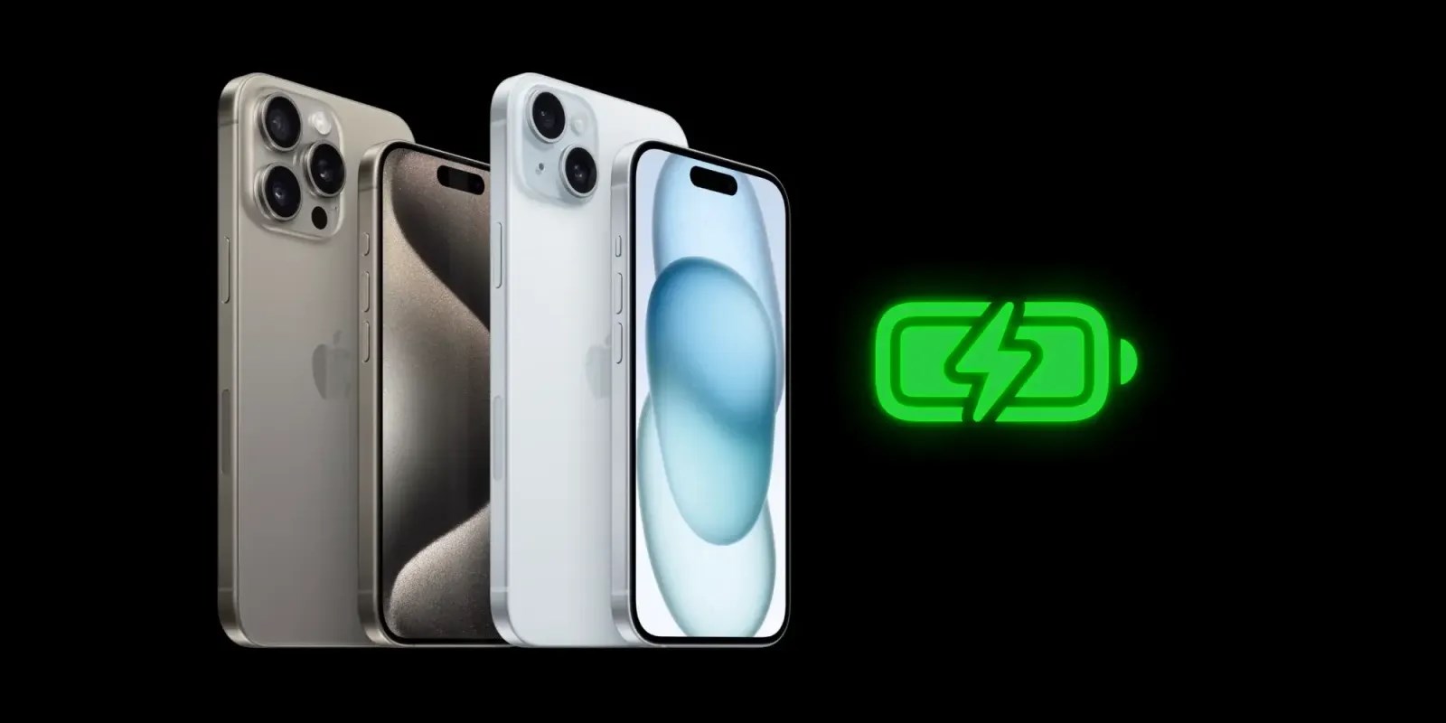 Apple, iPhone 15 serisinin pil ömrünü iki katına çıkardı