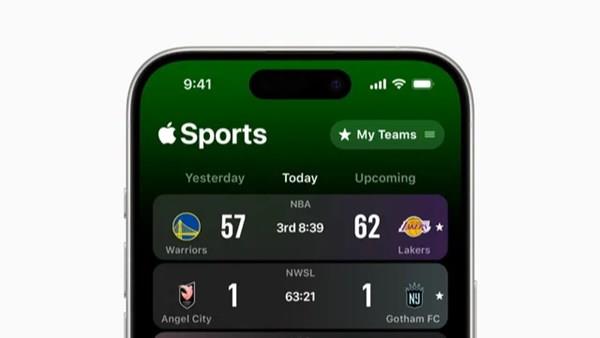 Apple, maç skorlarını takip etmek için Apple Sports uygulamasını kullanıma sundu