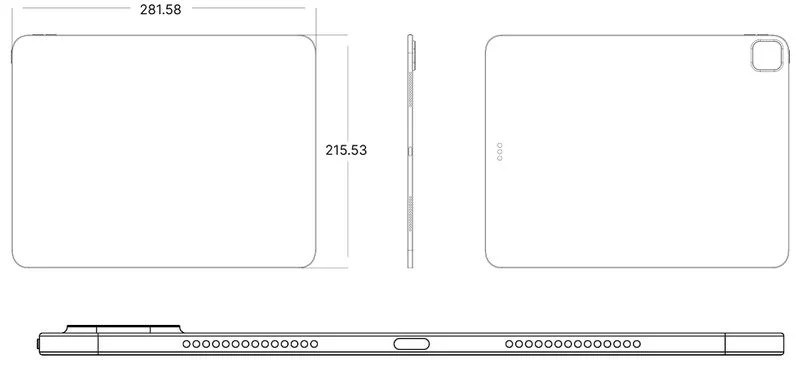 OLED iPad Pro'nun boyutları ortaya çıktı: İşte görüntüler