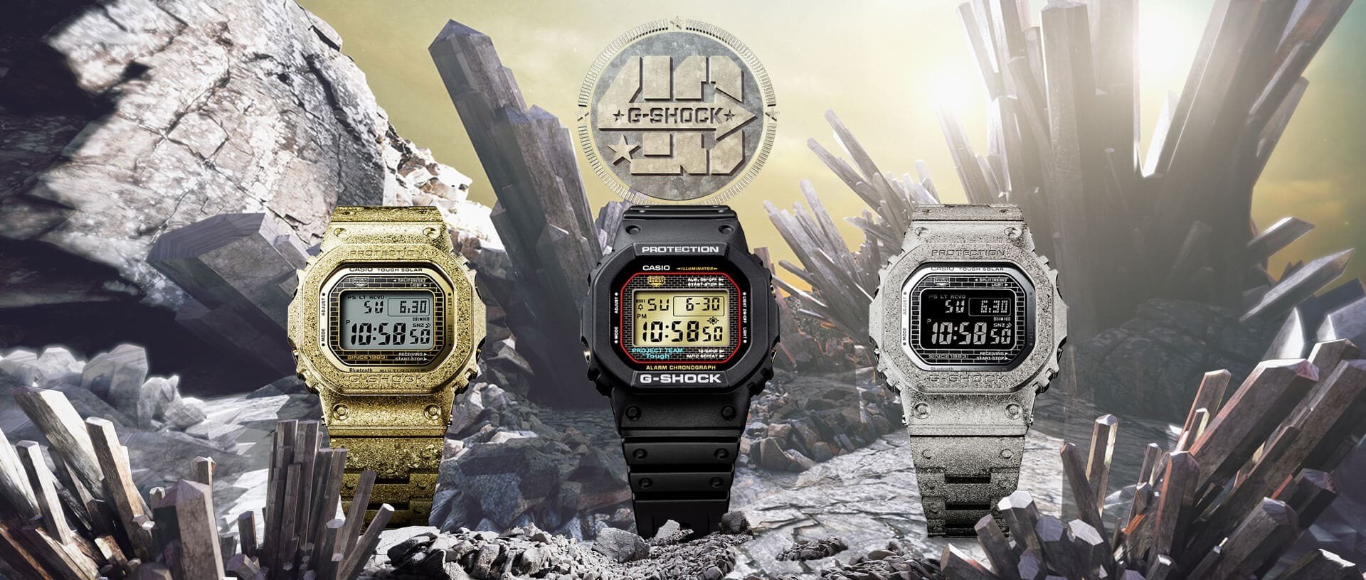 G-SHOCK'un 40. yılına özel saat koleksiyonu tanıtıldı