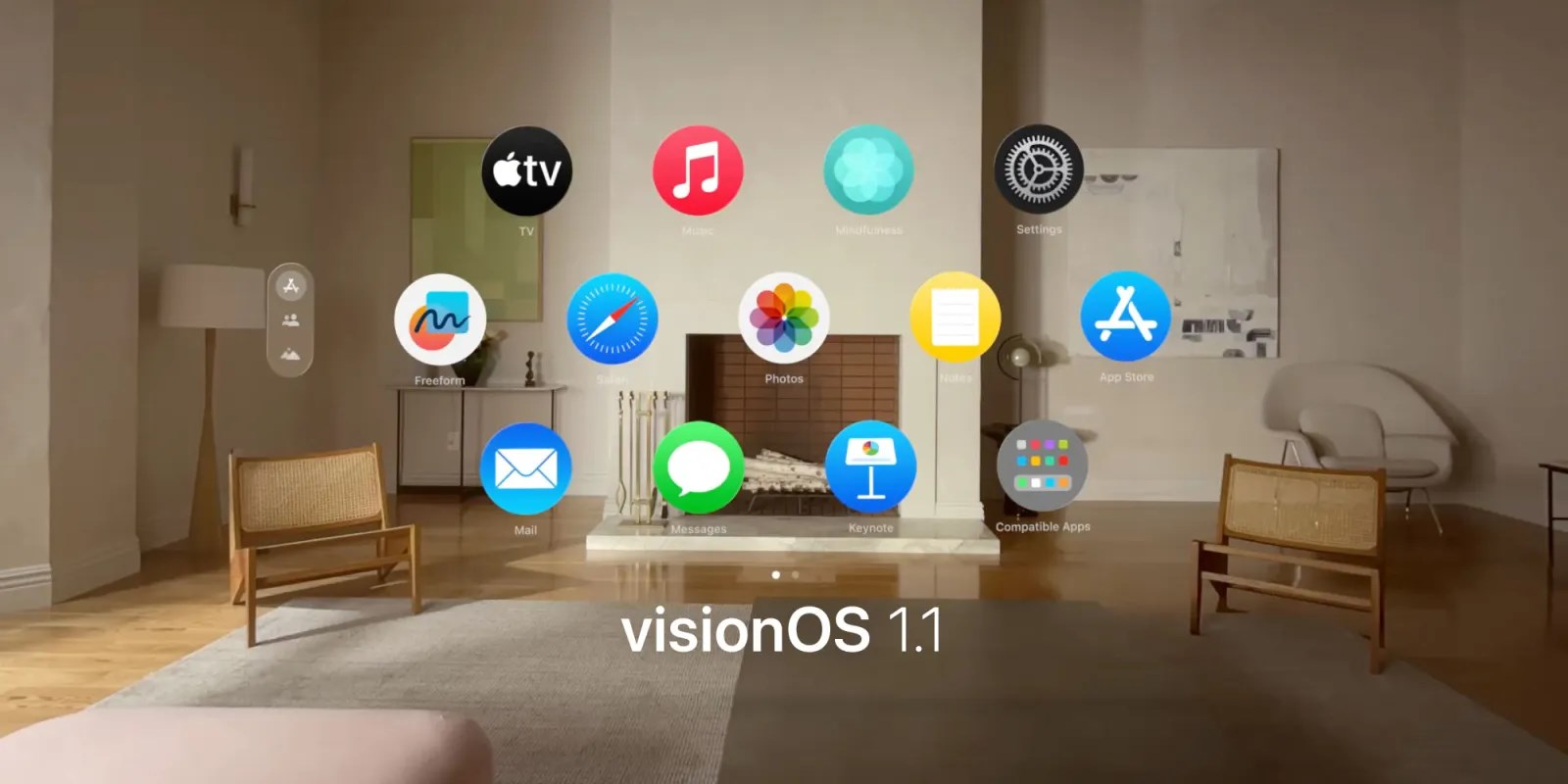 Apple Vision Pro visionOS 1.1 güncellemesi indir