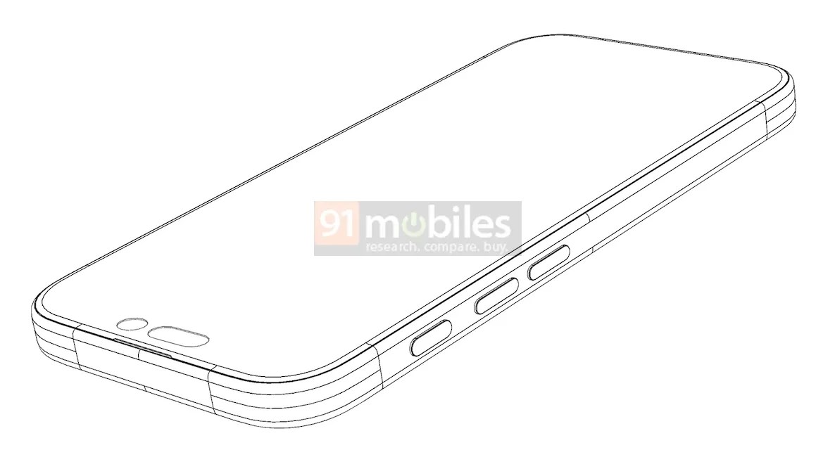 iPhone 16 Pro CAD çizimi