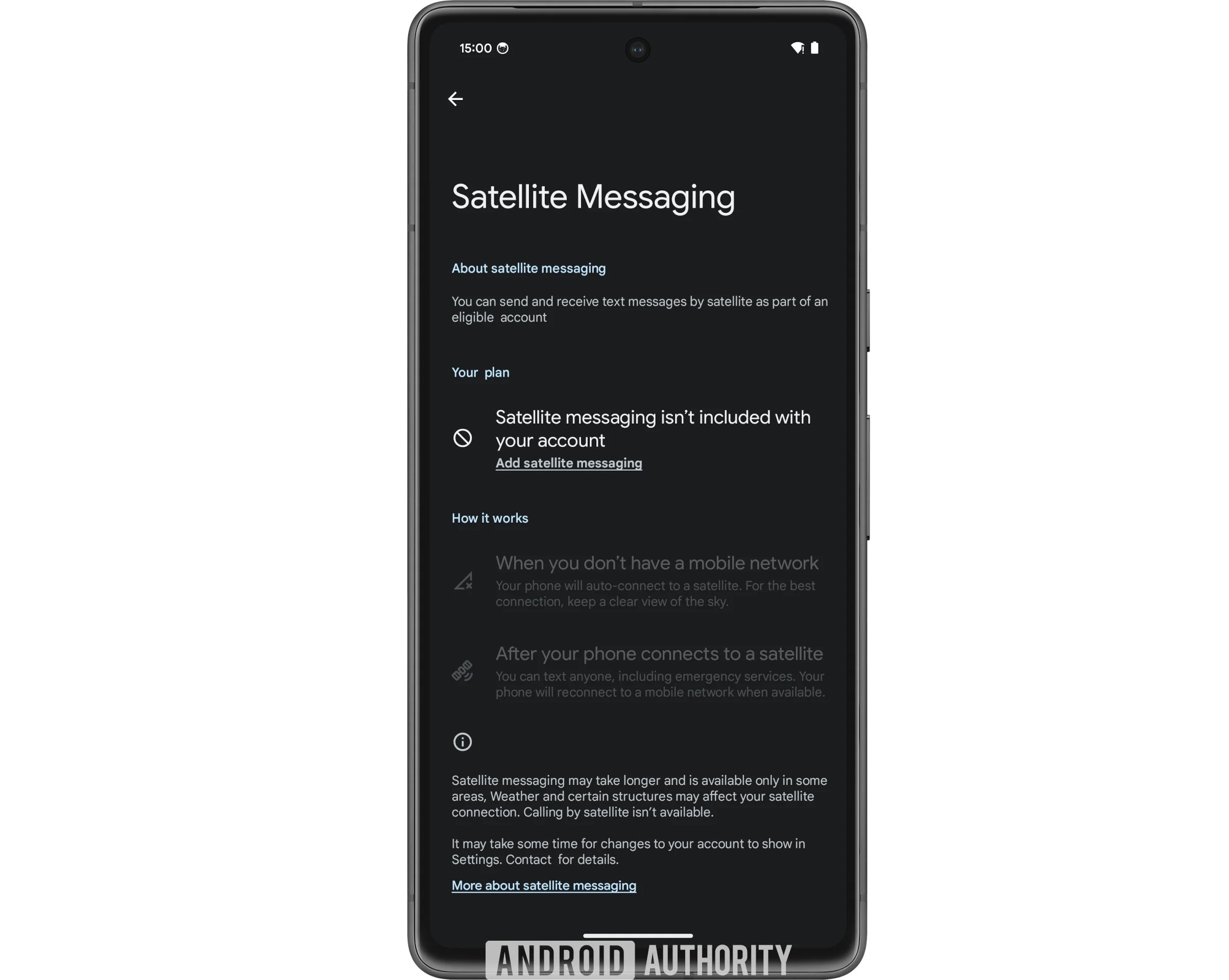 Android 15 ile uydu tabanlı mesajlaşma özelliği geliyor