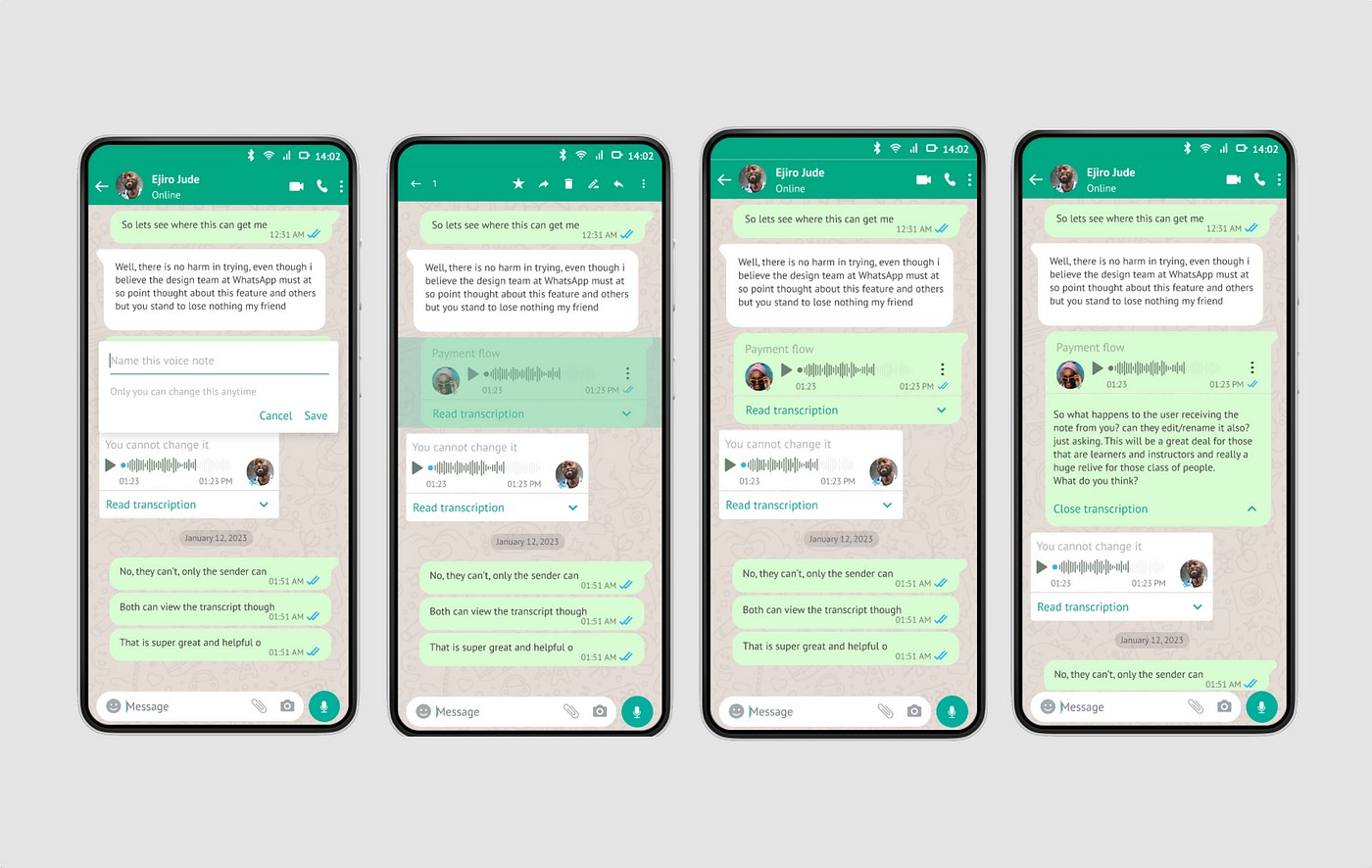 Android için WhatsApp’a sesli mesajları metne dönüştürme geliyor