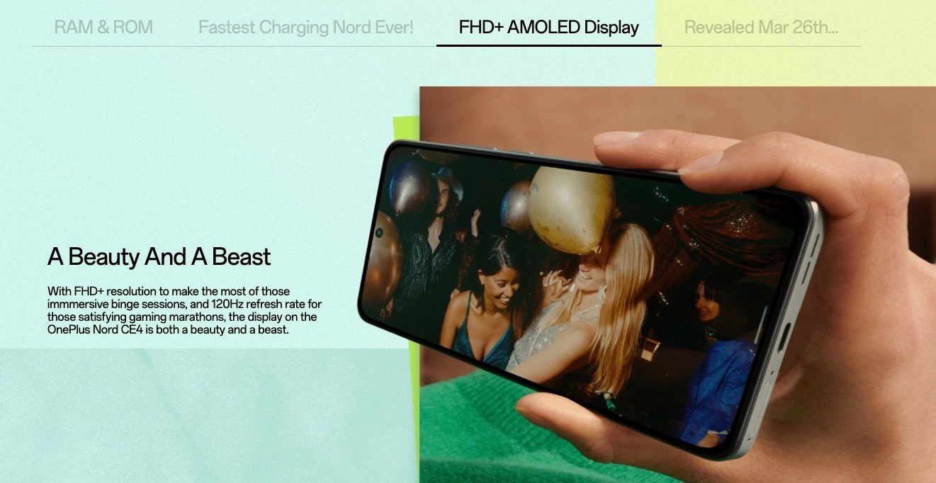 OnePlus Nord CE4'ün ekran özellikleri onaylandı