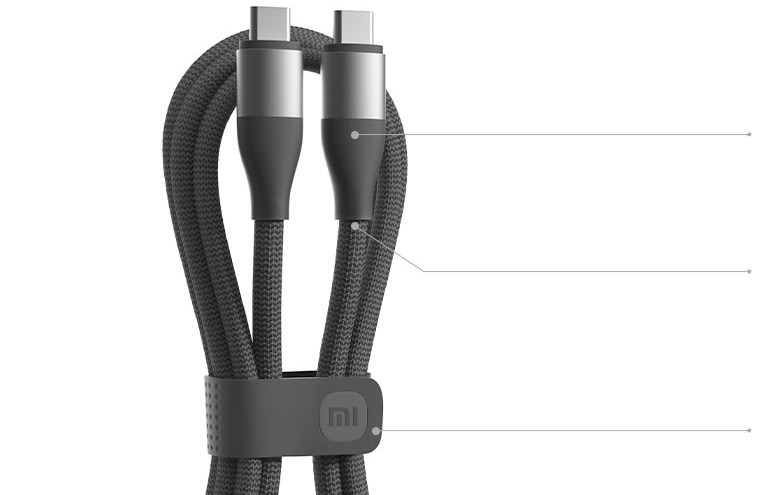 xiaomi çift taraflı usb type-c kablo