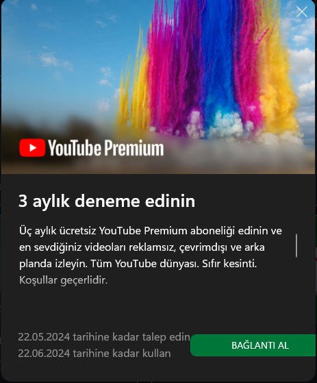 Xbox Game Pass Ultimate abonelerine 3 ay YouTube Premium hediye!