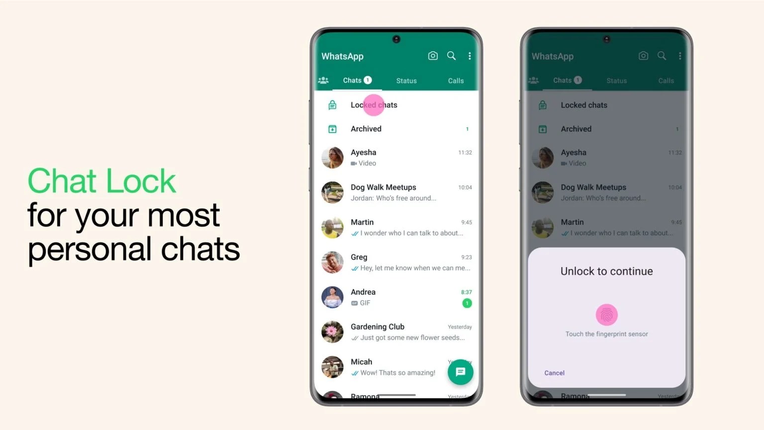 WhatsApp'ın kilitli sohbetler özelliği bağlı cihazlarda çalışacak