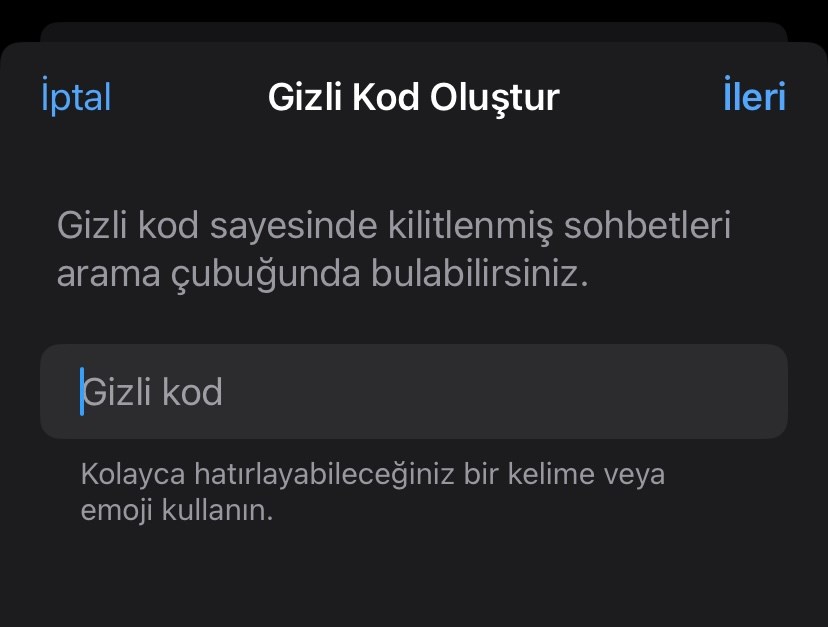 whatsapp gizli kod oluşturma