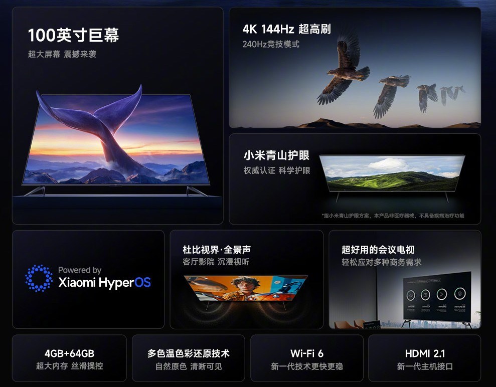 Xiaomi, 100 inç ekrana sahip Redmi MAX TV'yi tanıttı: İşte fiyatı