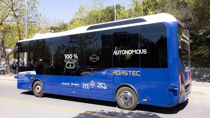 İTÜ'de 5G'li otonom otobüs yolcu taşıyacak