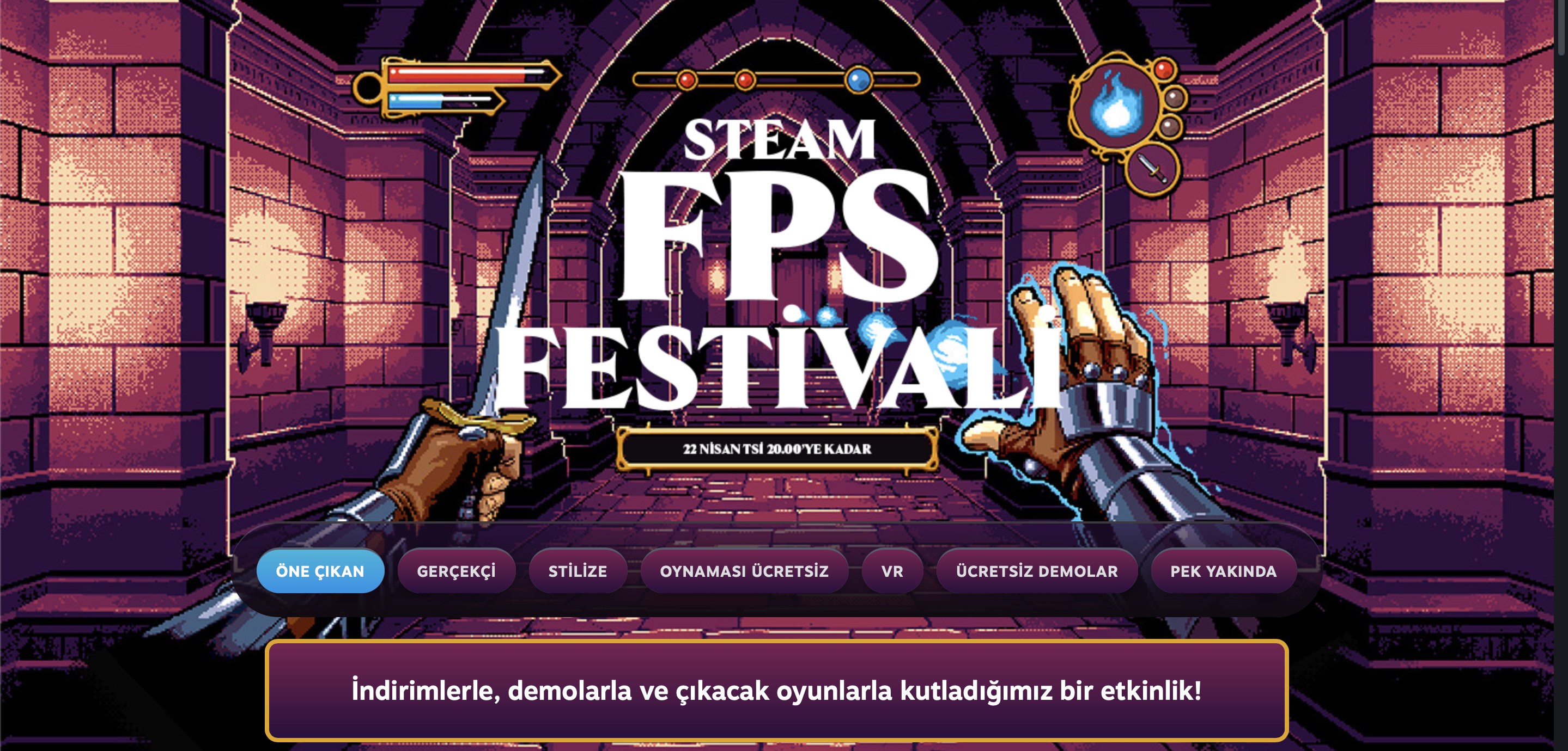 Steam FPS Festivali başladı: %85'e varan indirim