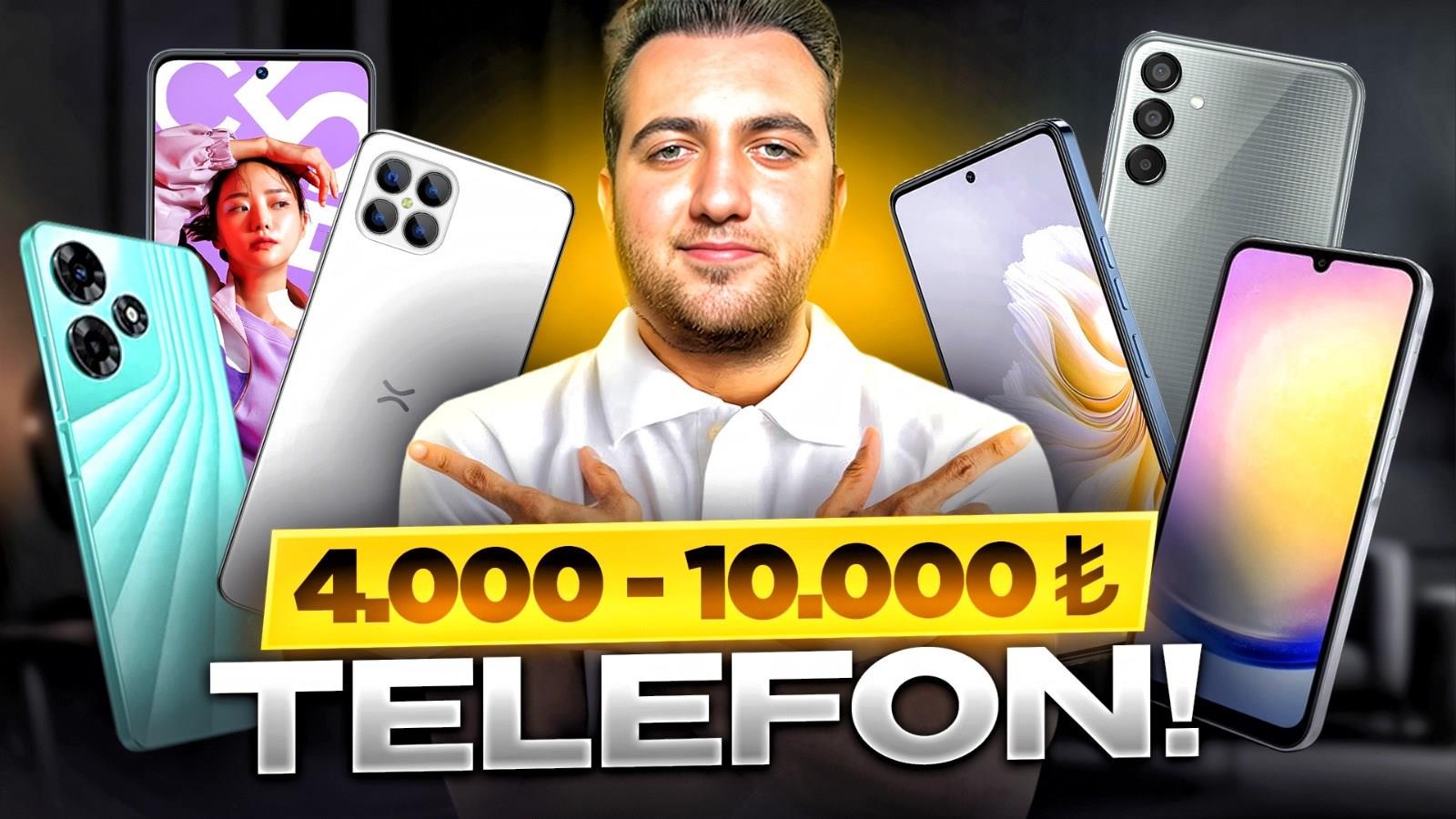 4000 - 10.000 TL arasında alınabilecek en iyi telefonlar!
