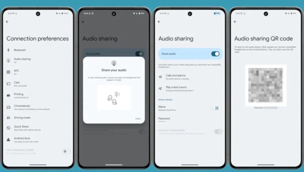 Android 15 ile Bluetooth Auracast ses paylaşımı özelliği geliyor