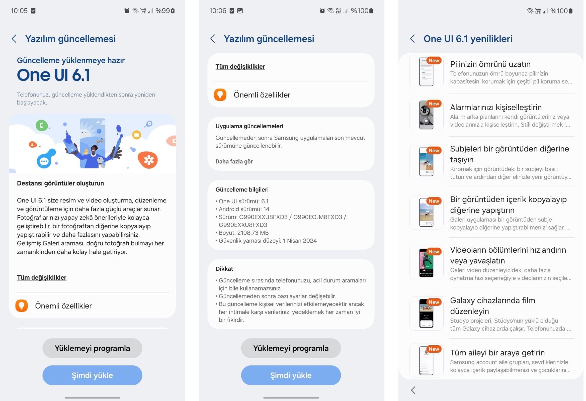Galaxy S21 FE için One UI 6.1 güncellemesi Türkiye'de