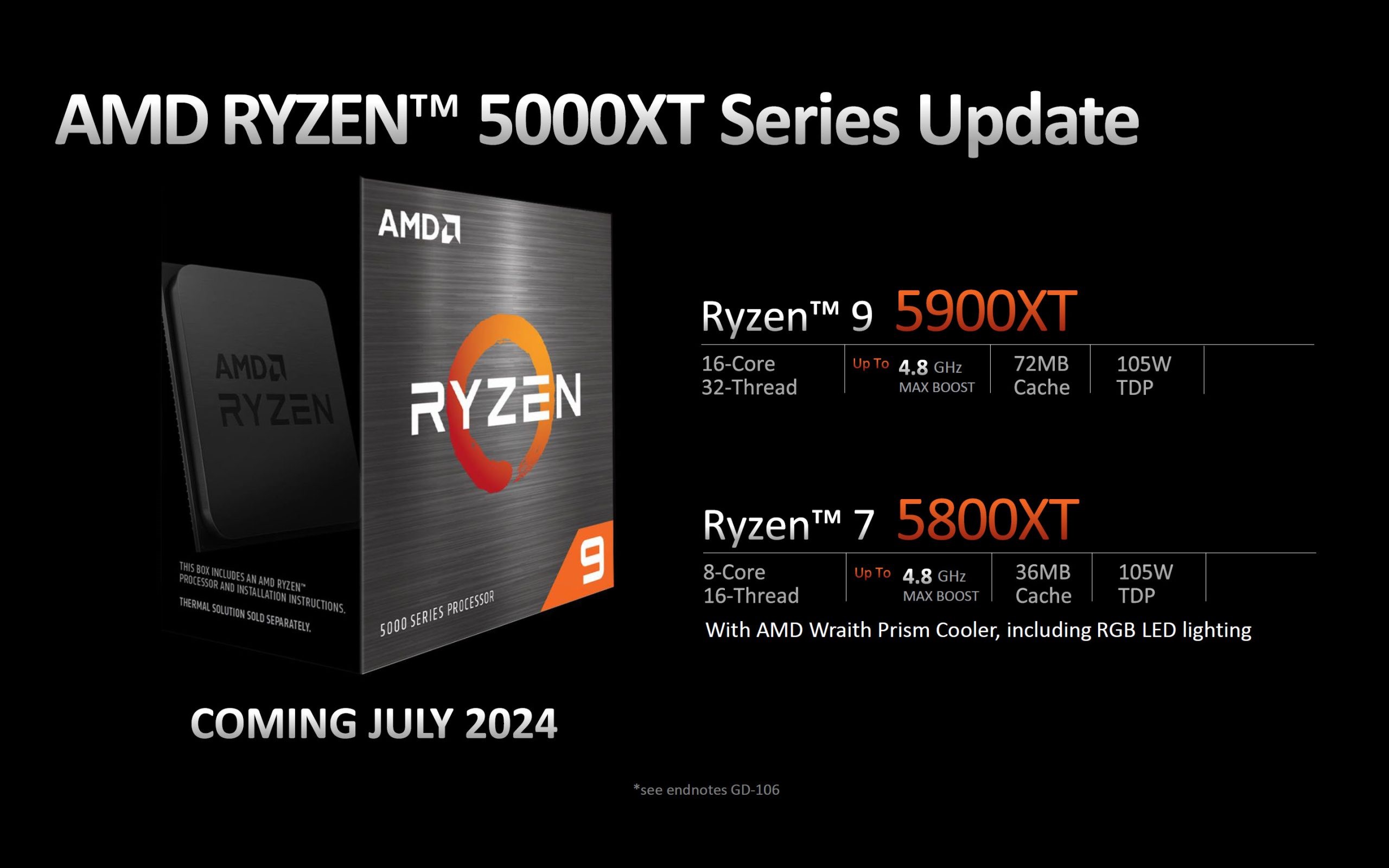 AMD AM4'ü unutmadı: Ryzen 9 5900XT ve Ryzen 7 5800XT geliyor!
