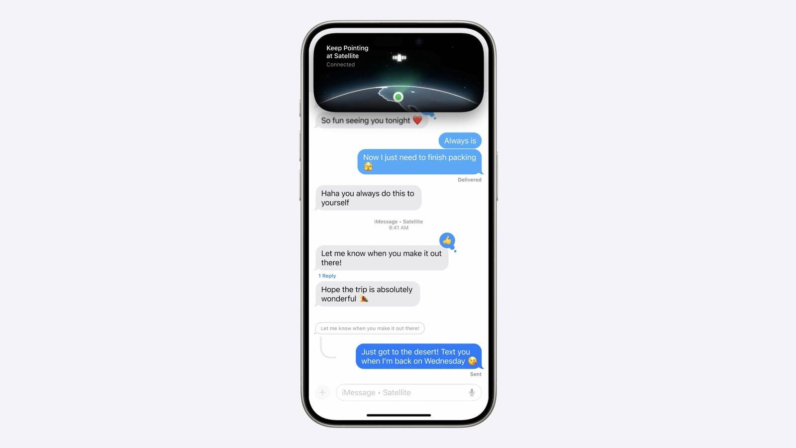 ios 18 uydu mesajlaşma özelliği