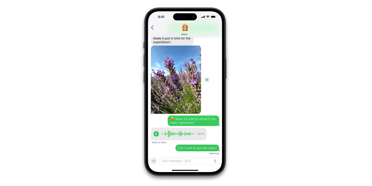 ios 18 rcs desteği