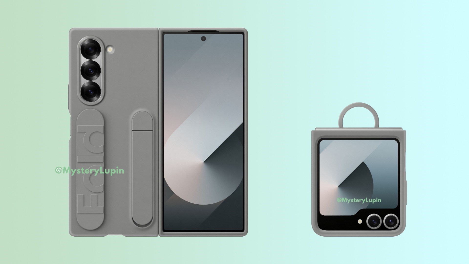 samsung galaxy z fold 6 & z flip 6 tasarımı sızdırıldı