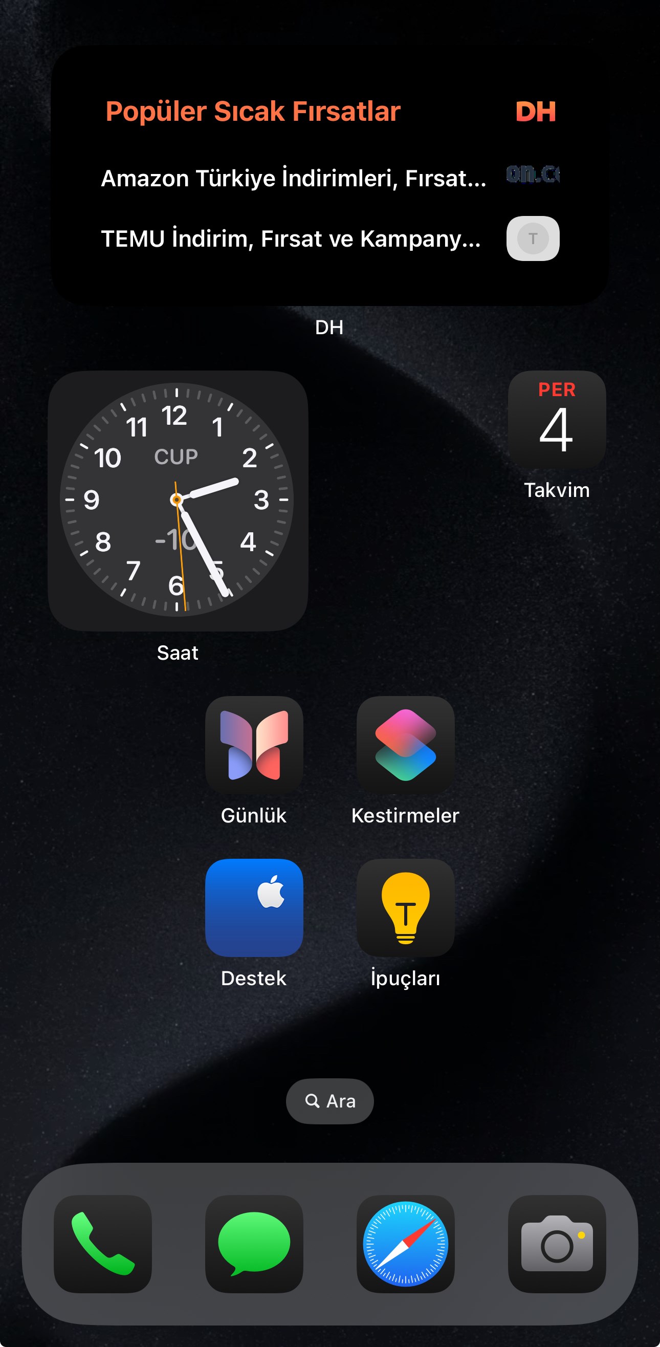 ios 18 ana ekrandaki simgeleri düzenleme