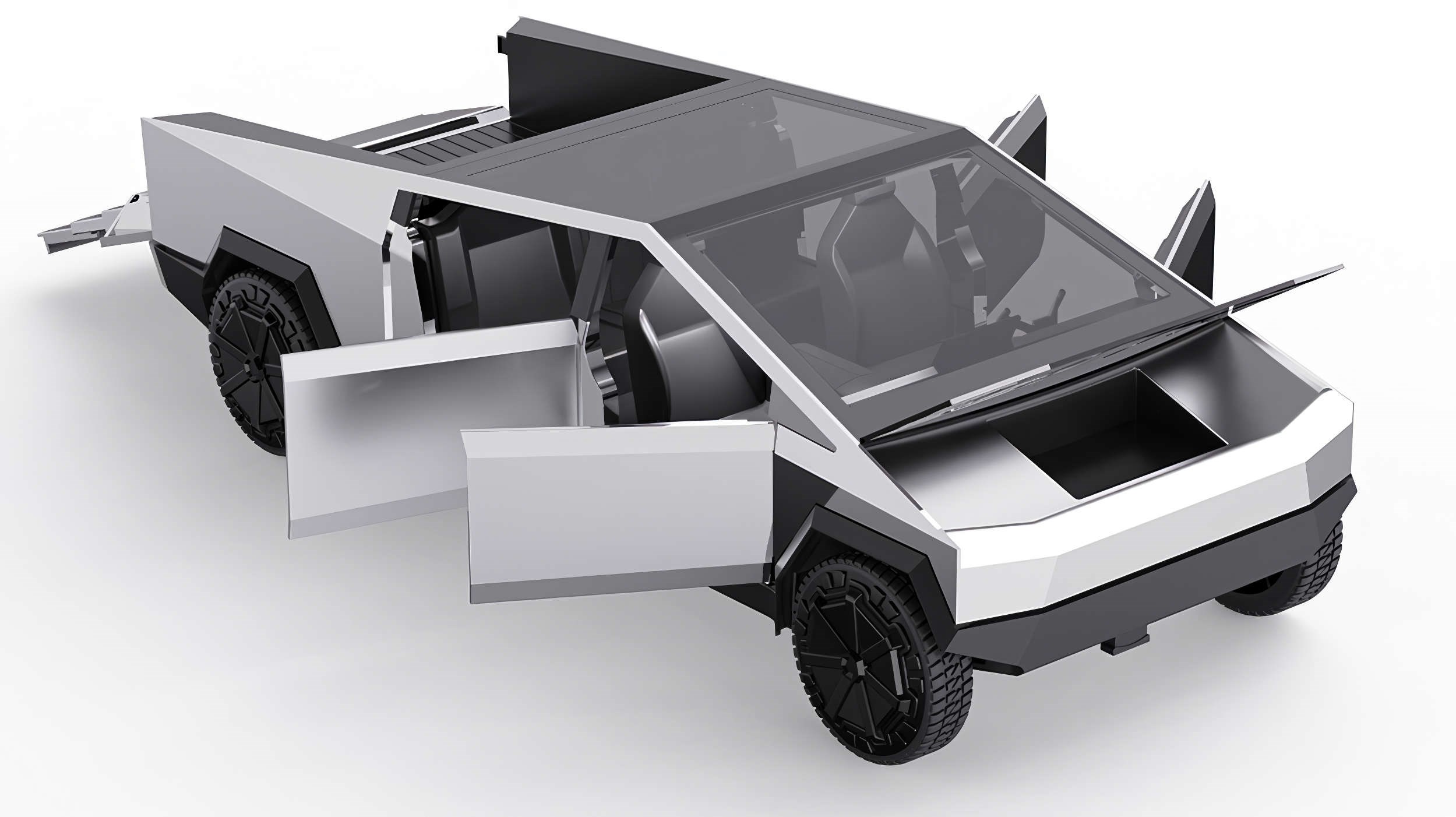 Tesla Cybertruck şeklindeki mini PC satışa sunuluyor