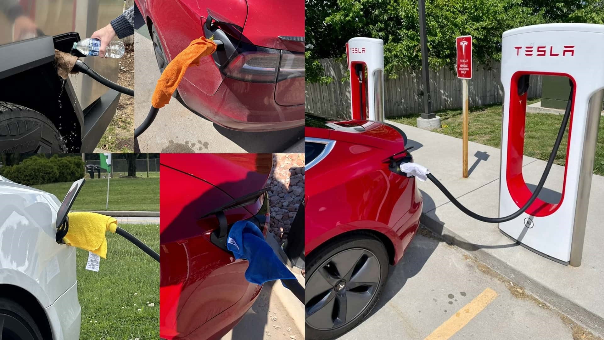 Tesla uyardı: Islak havlu ile şarj hızını artırmaya çalışmayın!