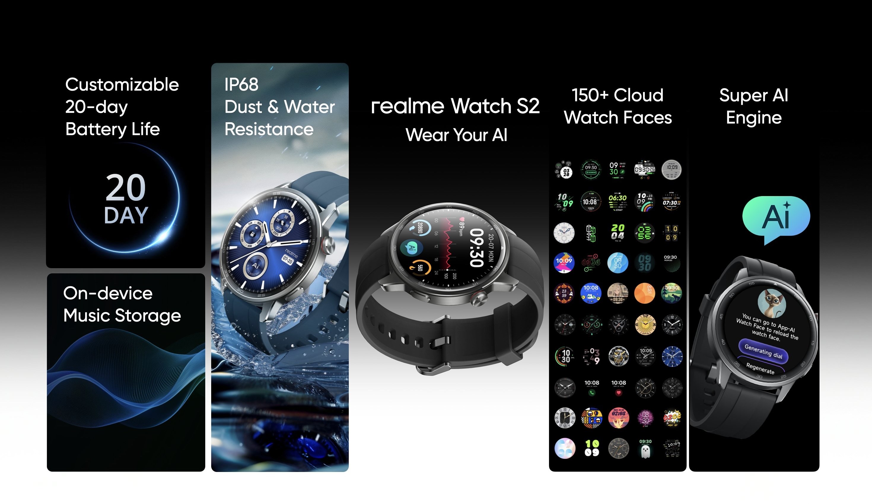 realme watch s2 akıllı saat teknik özellikleri