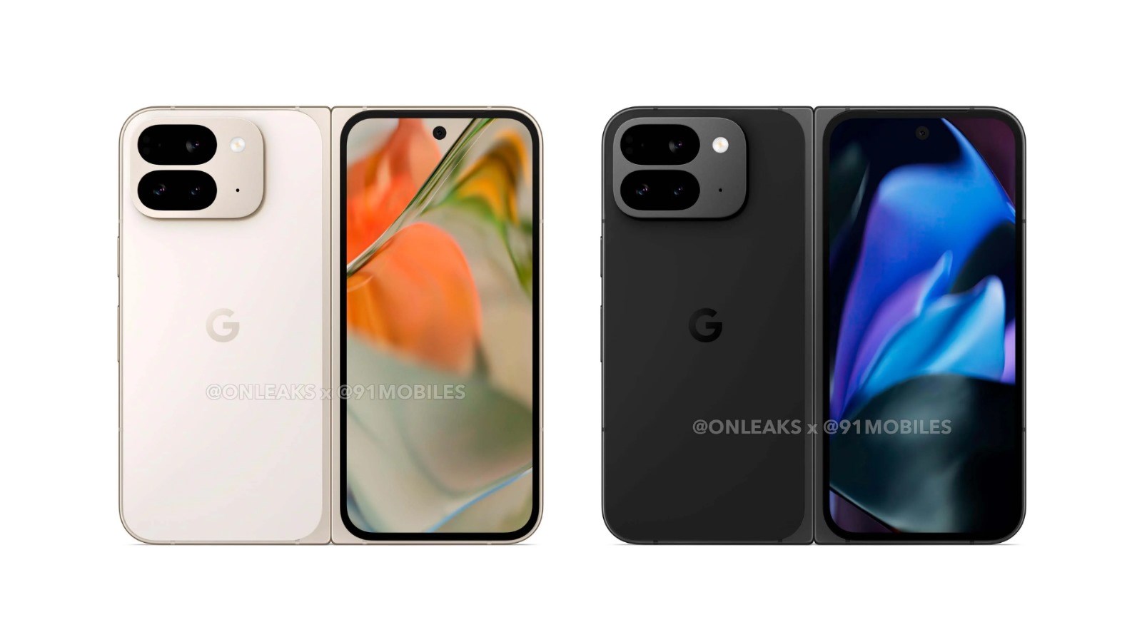 Orijinal kılıflı Pixel 9 Pro Fold, canlı olarak görüntülendi
