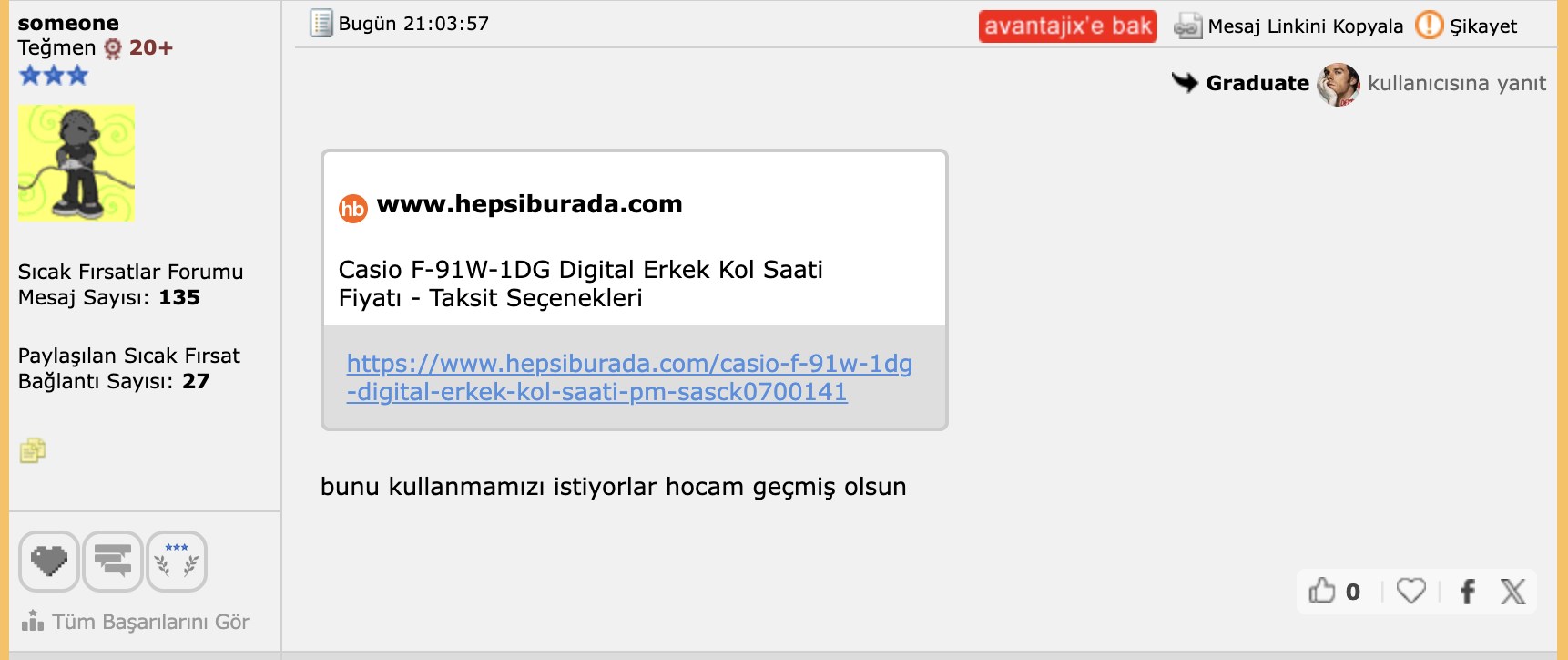 Casio F-91W hakkında her şey
