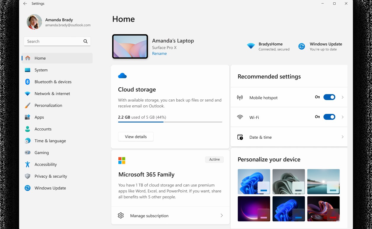 windows 11 ayarlar uygulaması