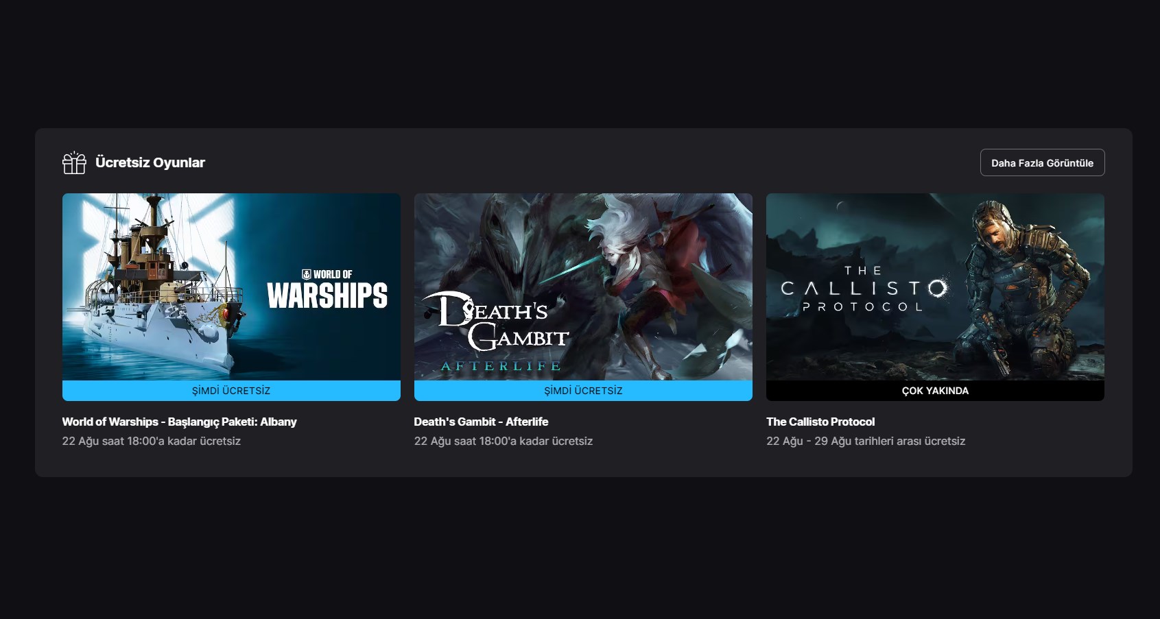 Epic Games Store 500 TL değerinde oyun hediye ediyor