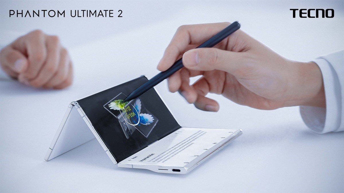 Tecno üçe katlanır telefon konseptini duyurdu: Phantom Ultimate 2