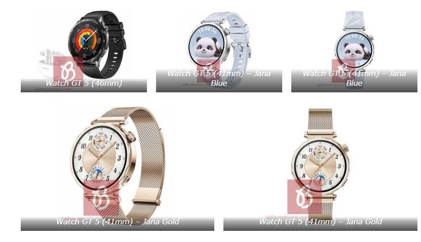 Huawei Watch GT 5’in görselleri sızdırıldı