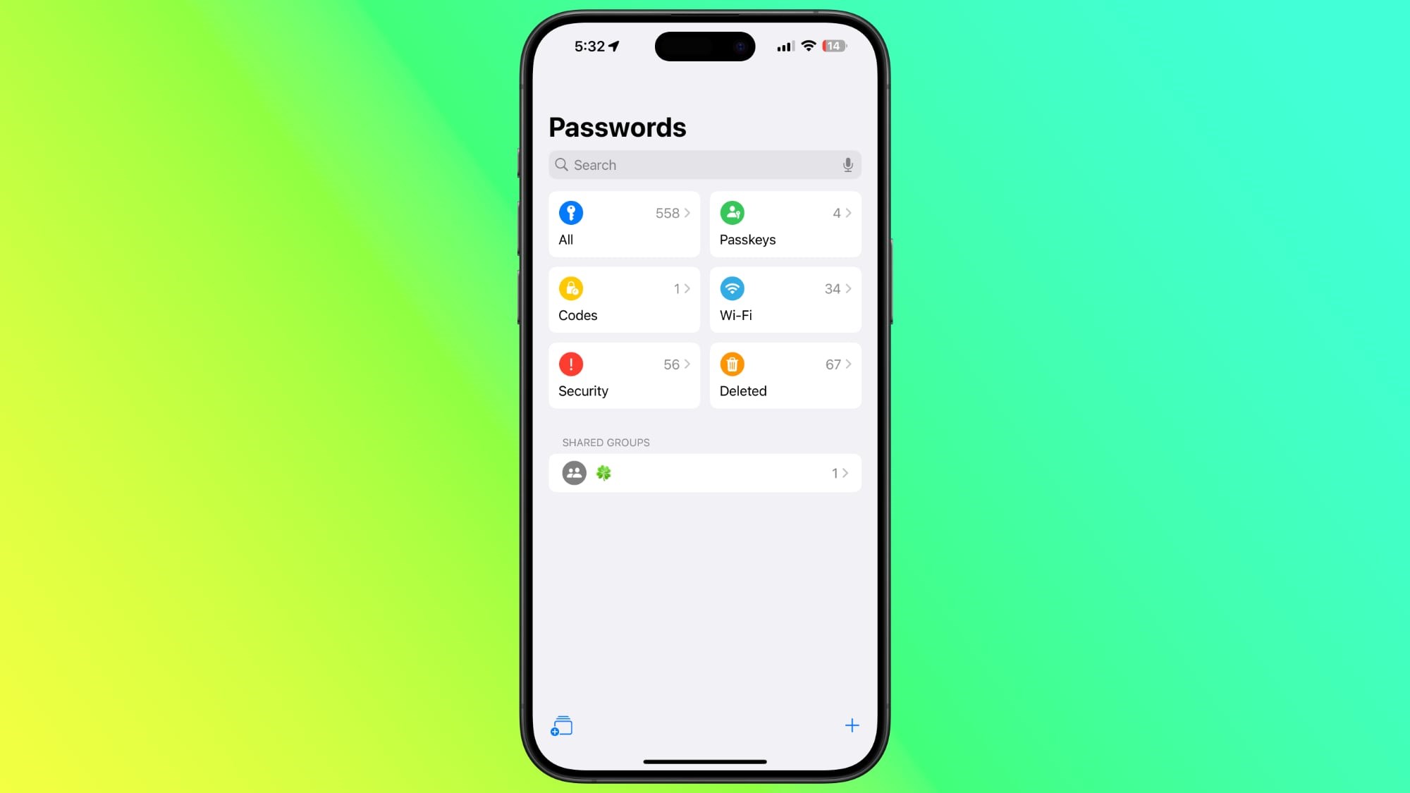 ios 18 parolalar uygulaması