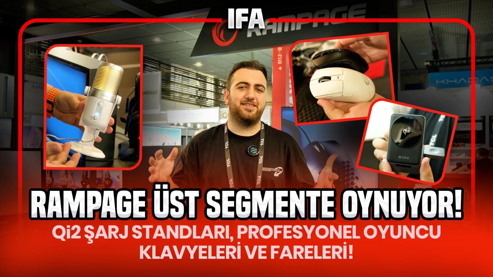 Rampage üst segmente oynuyor! 'IFA 2024 Rampage Standı'