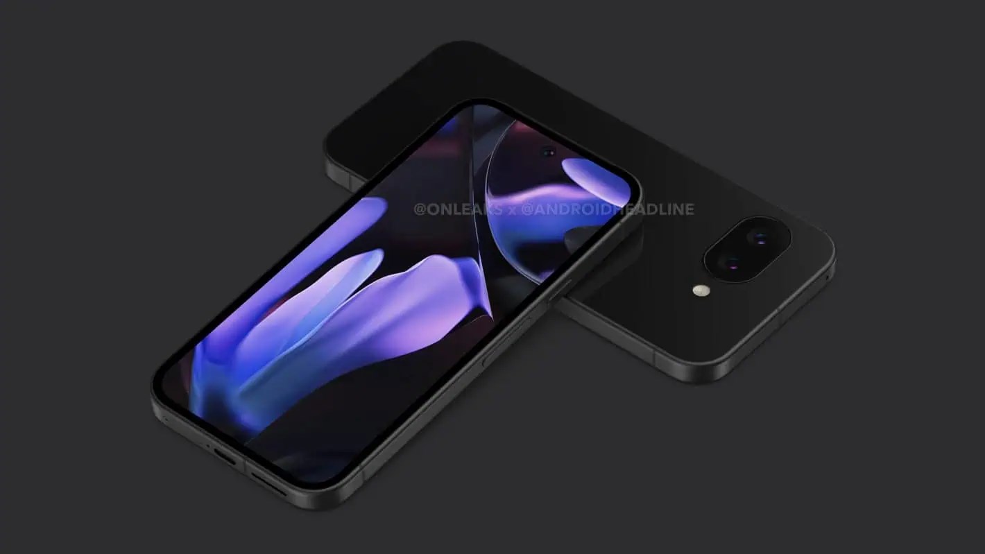 Pixel 9a CAD görüntüleri
