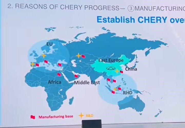 Chery, Avrupa’daki üretim üsleri arasında Türkiye’yi de saydı
