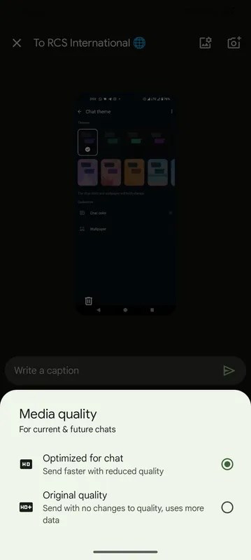 google mesajlar hd+ kalite