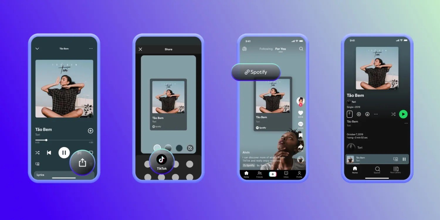 Spotify şarkılarını TikTok'ta paylaşmak artık daha kolay
