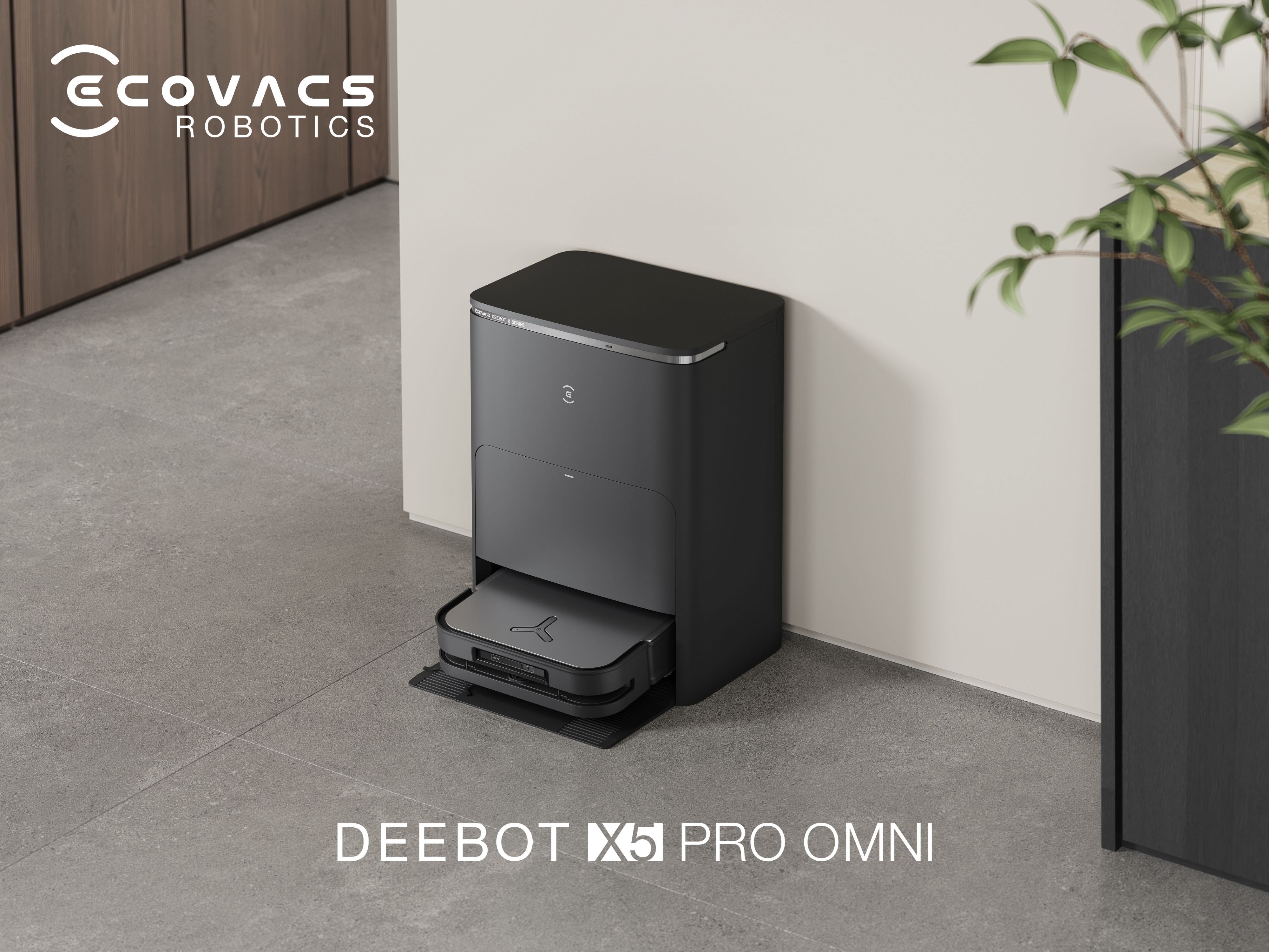 ECOVACS'tan yapay zekalı yeni robot süpürge: DEEBOT X5 PRO OMNI