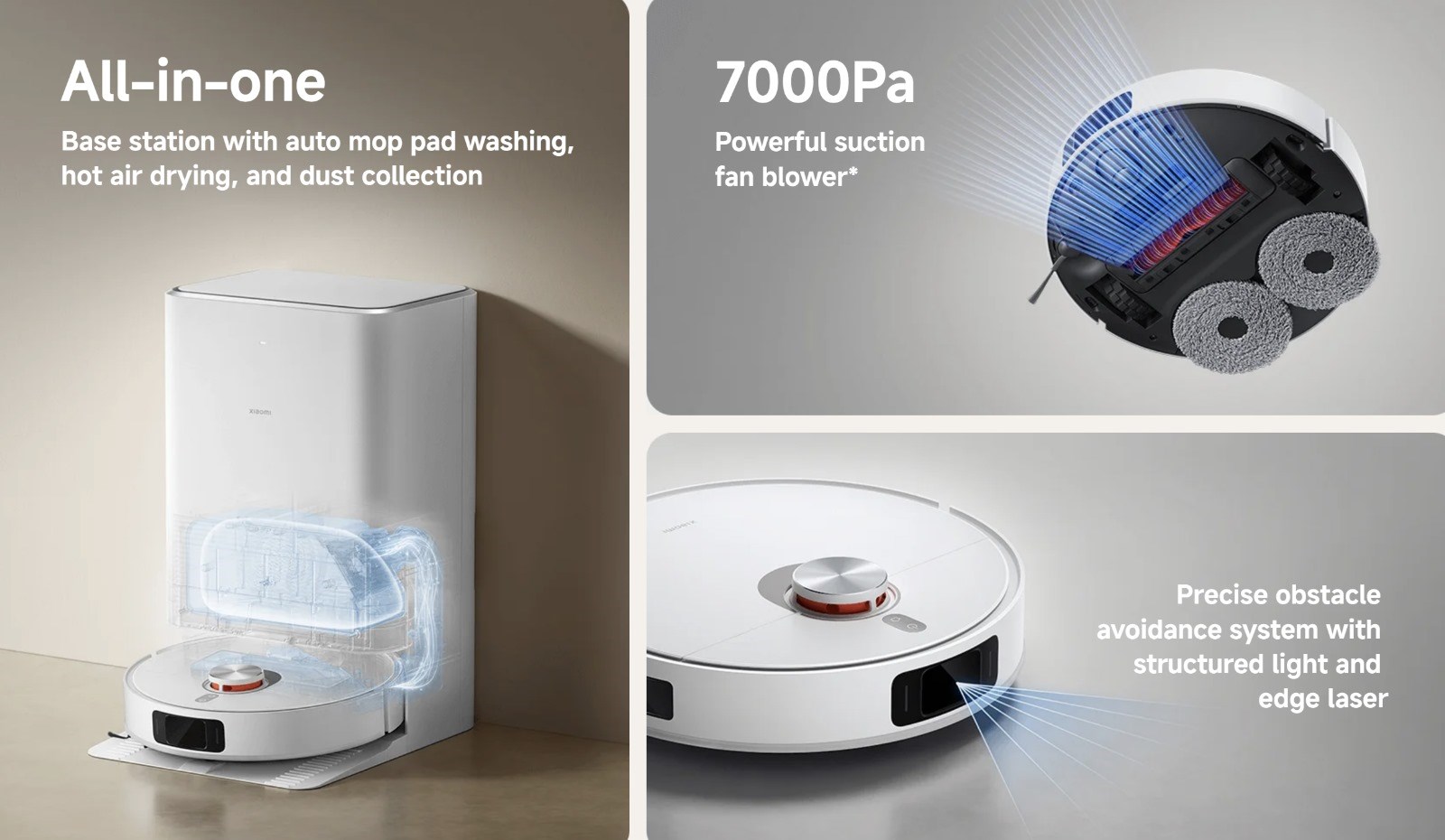 Xiaomi Robot Vacuum X20 Pro Avrupa'da piyasaya sürüldü