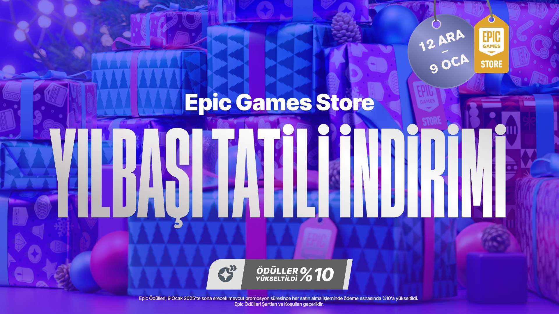 Epic Games Store'da Yılbaşı Tatili İndirimi başladı