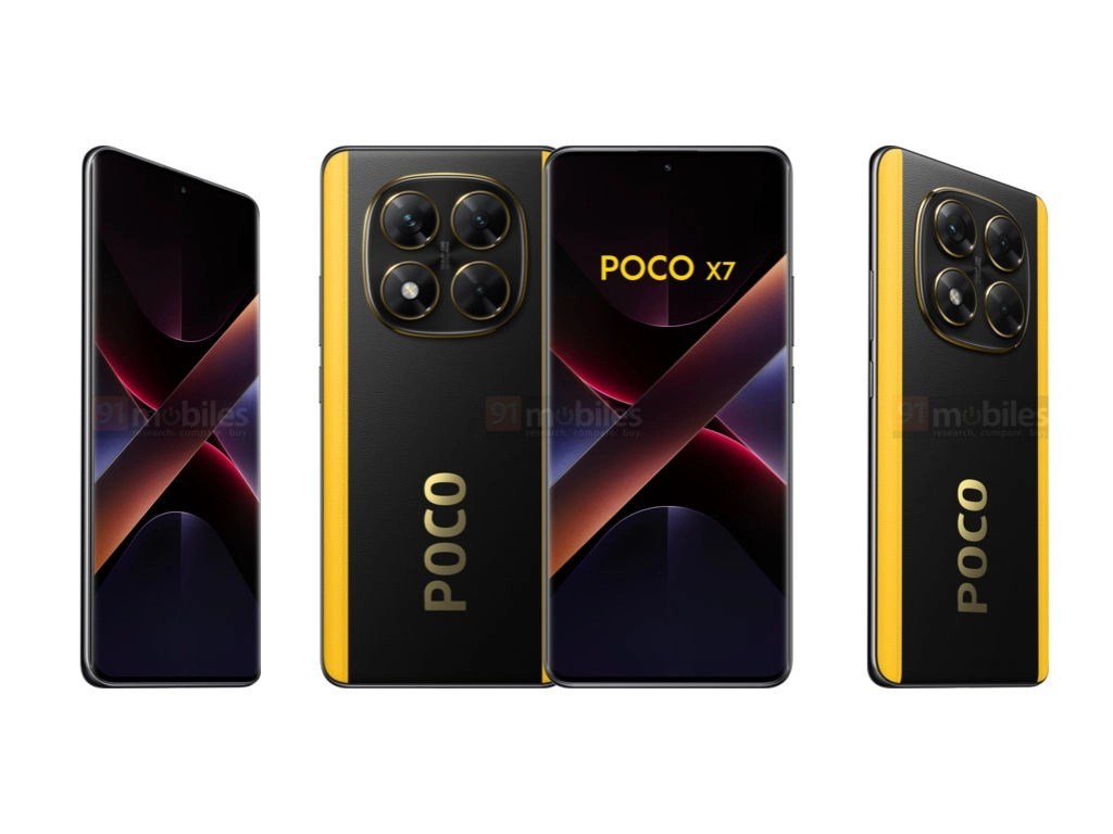 Poco X7 serisinin render görüntüleri ortaya çıktı