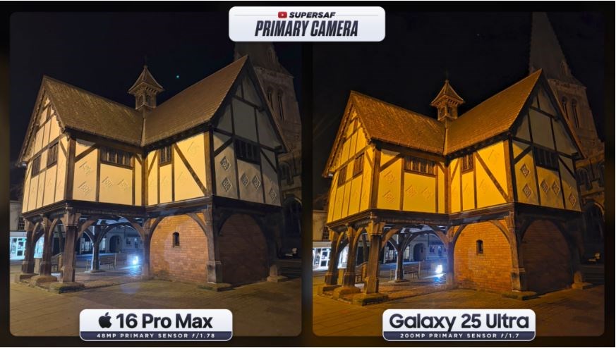 Galaxy S25 Ultra’nın kamerası iPhone 16 Pro karşılaştırıldı