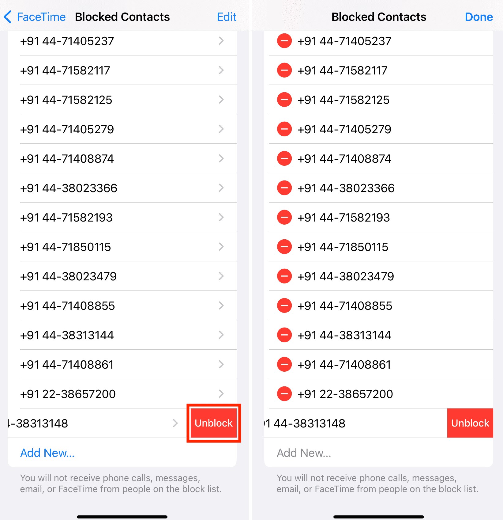 iphone kişi engelini kaldırma